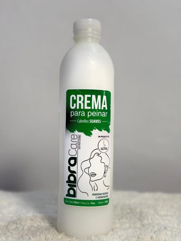 Crema para peinar cabello suave