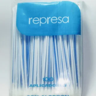 Estuche de aplicadores 100 plastico