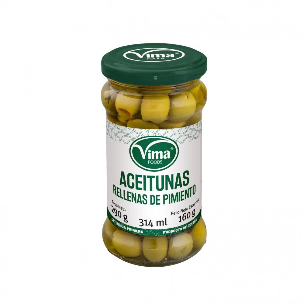 Aceitunas Rellenas de Pimiento VIMA