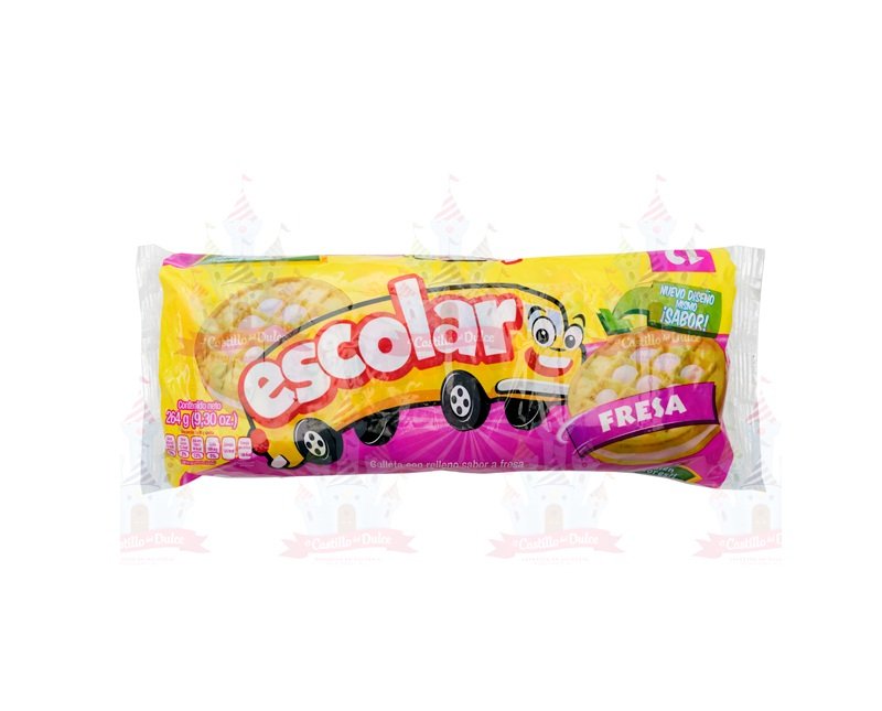 Galletas Sabor Fresa ESCOLAR