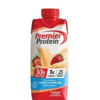 Batido de Proteinas Sabor Fresa y Crema