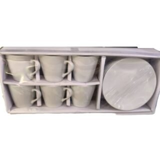 Set de 6 Tazas con sus Platillos